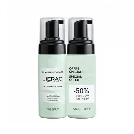 Dúo Espuma Limpiadora 2 x 150 ml Lierac