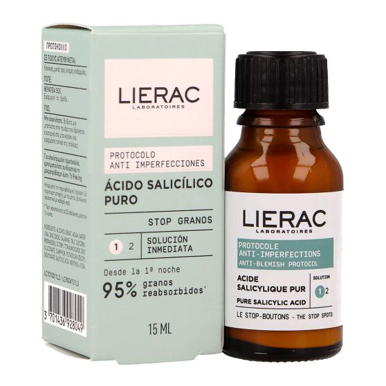 Protocolo Antiimperfecciones Stop Granos Lierac 15 ml